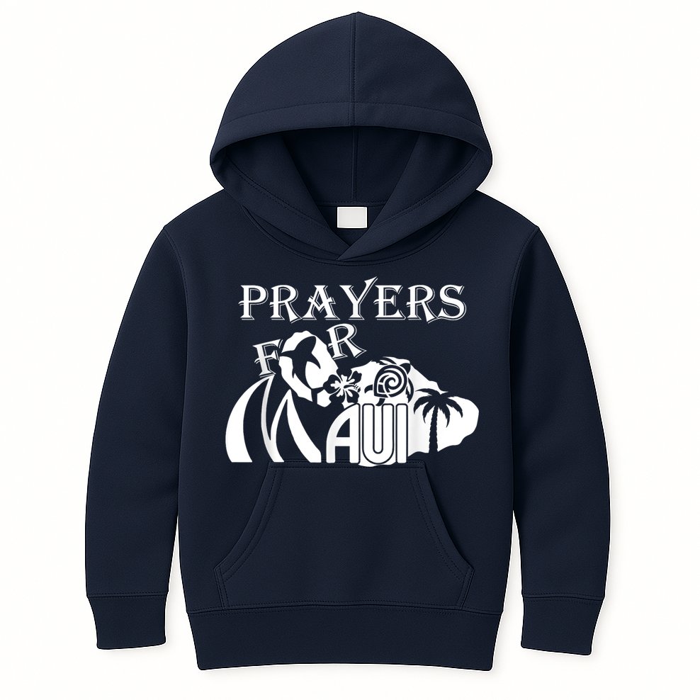 Pray For Maui Hawaii Strong Kids Hoodie