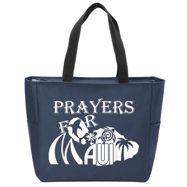 Pray For Maui Hawaii Strong Zip Tote Bag