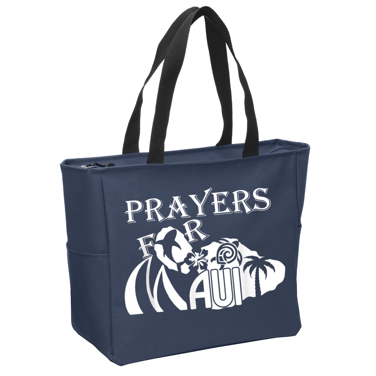 Pray For Maui Hawaii Strong Zip Tote Bag