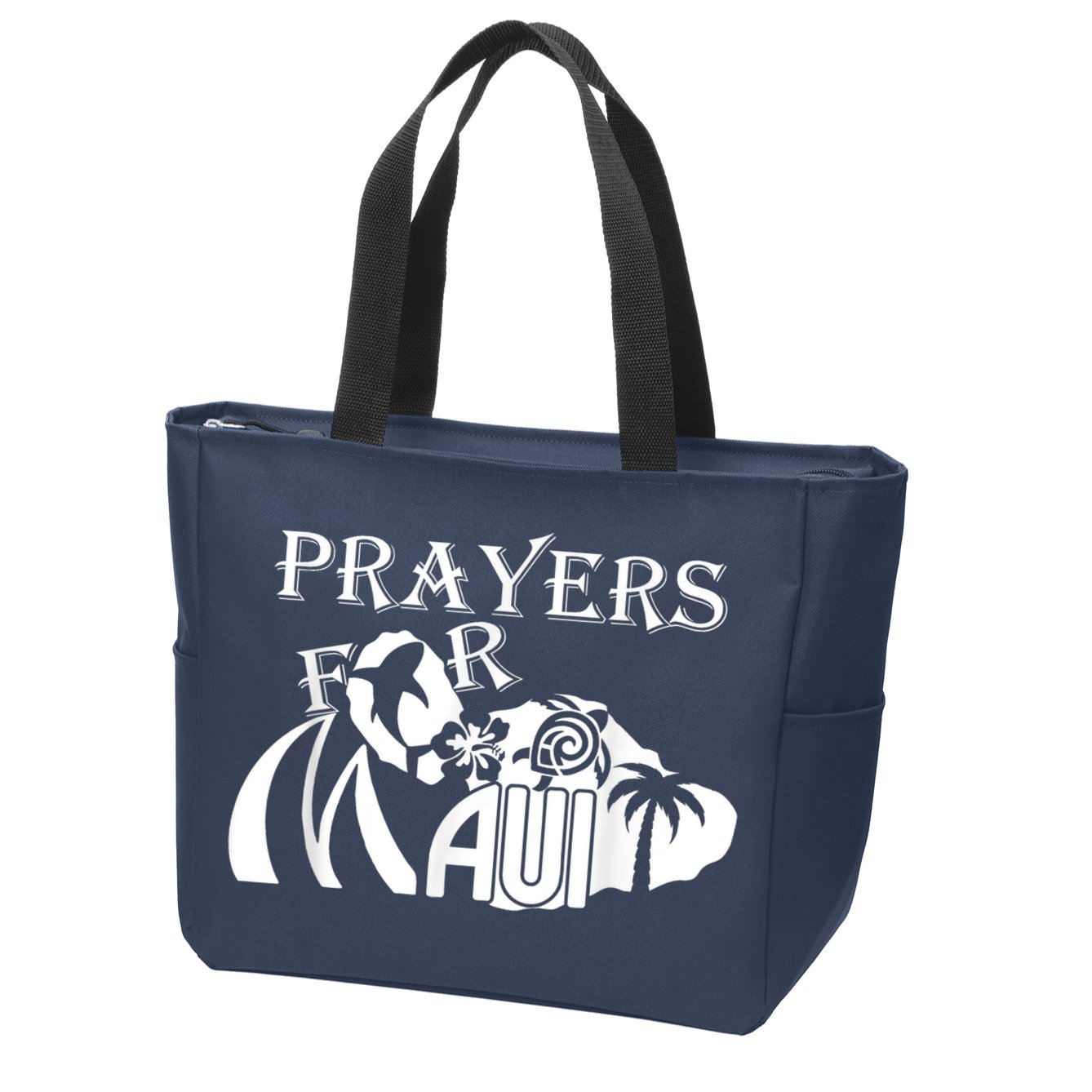 Pray For Maui Hawaii Strong Zip Tote Bag