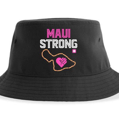 Pray For Maui Hawaii Strong Sustainable Bucket Hat