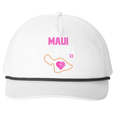 Pray For Maui Hawaii Strong Snapback Five-Panel Rope Hat