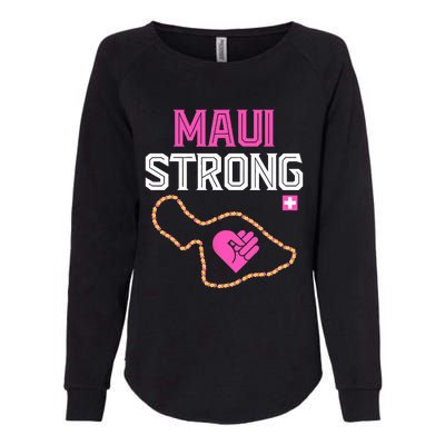 Pray For Maui Hawaii Strong Womens California Wash Sweatshirt