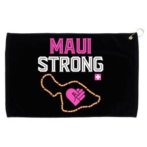 Pray For Maui Hawaii Strong Grommeted Golf Towel