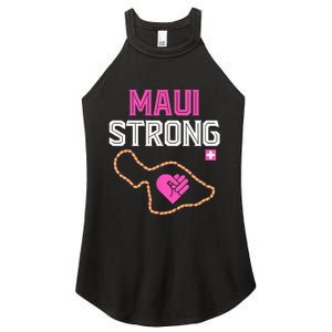 Pray For Maui Hawaii Strong Women's Perfect Tri Rocker Tank