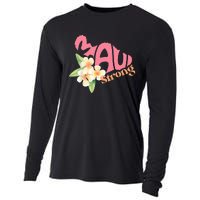 Pray For Maui Hawaii Strong Cooling Performance Long Sleeve Crew