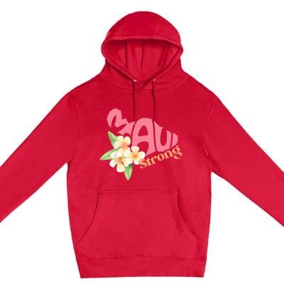 Pray For Maui Hawaii Strong Premium Pullover Hoodie