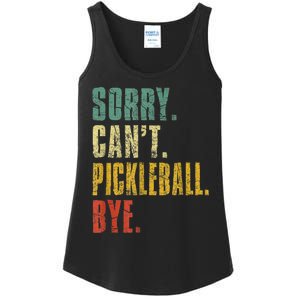 Pickleball For Men Funny Sorry Cant Pickleball Ladies Essential Tank