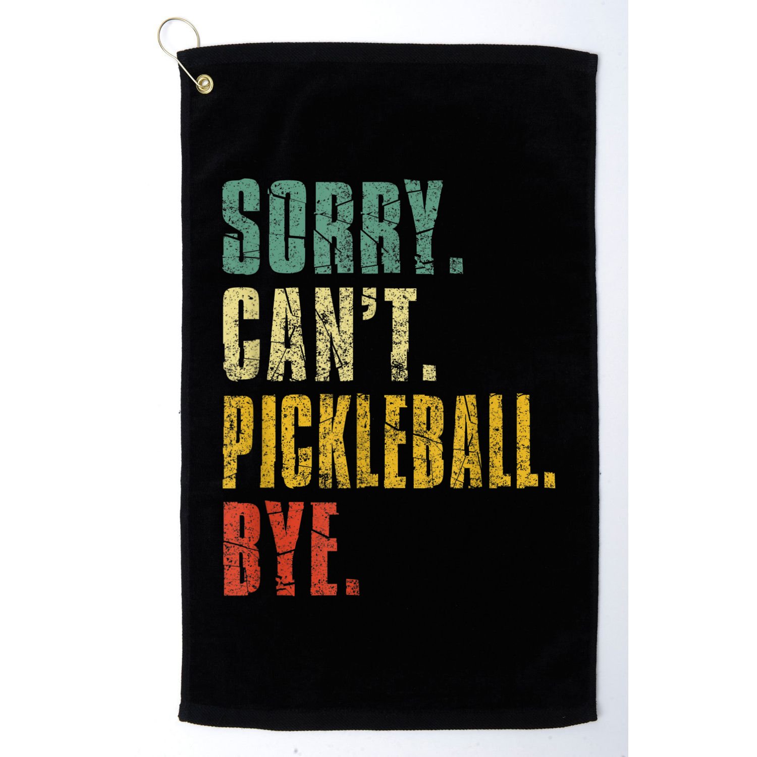 Pickleball For Men Funny Sorry Cant Pickleball Golf Towel