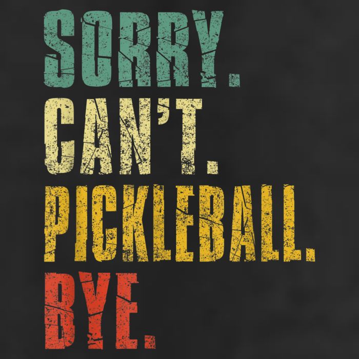 Pickleball For Men Funny Sorry Cant Pickleball Golf Towel