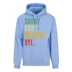 Pickleball For Men Funny Sorry Cant Pickleball Unisex Surf Hoodie