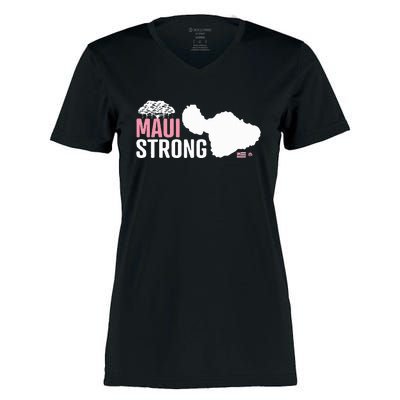 Pray For Maui Hawaii Strong Women's Momentum V-Neck T-Shirt