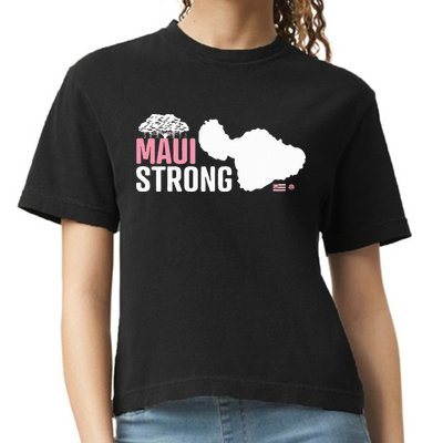 Pray For Maui Hawaii Strong Comfort Colors Boxy T-Shirt