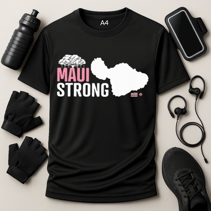 Pray For Maui Hawaii Strong Cooling Performance Crew T-Shirt