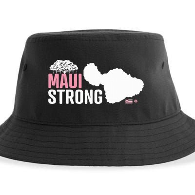 Pray For Maui Hawaii Strong Sustainable Bucket Hat