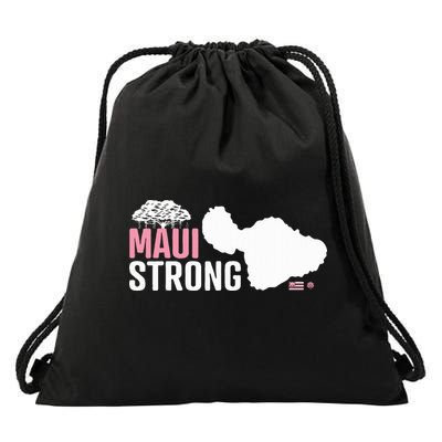 Pray For Maui Hawaii Strong Drawstring Bag