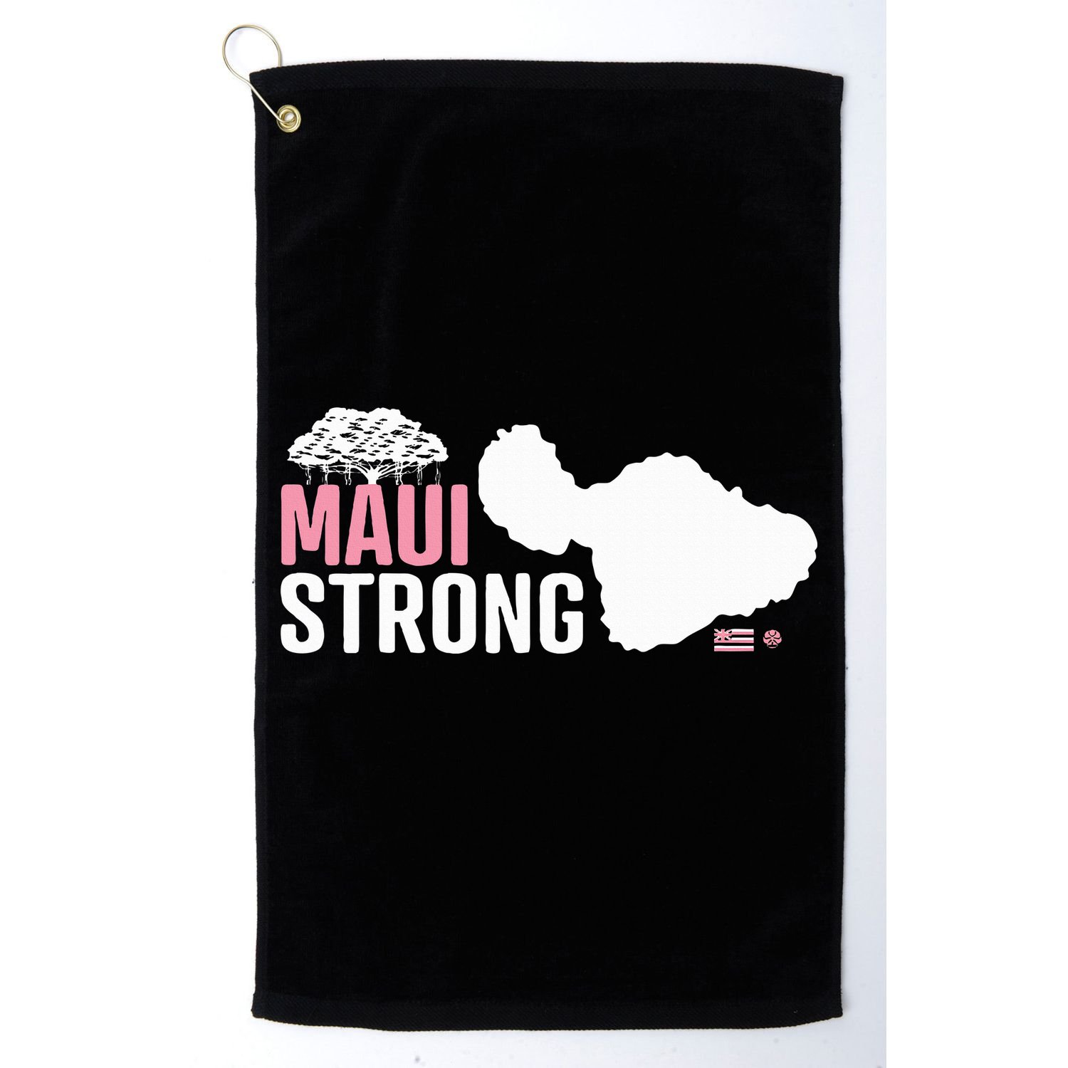 Pray For Maui Hawaii Strong Golf Towel