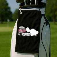 Pray For Maui Hawaii Strong Golf Towel