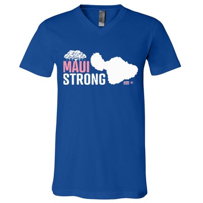 Pray For Maui Hawaii Strong V-Neck T-Shirt