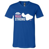 Pray For Maui Hawaii Strong V-Neck T-Shirt