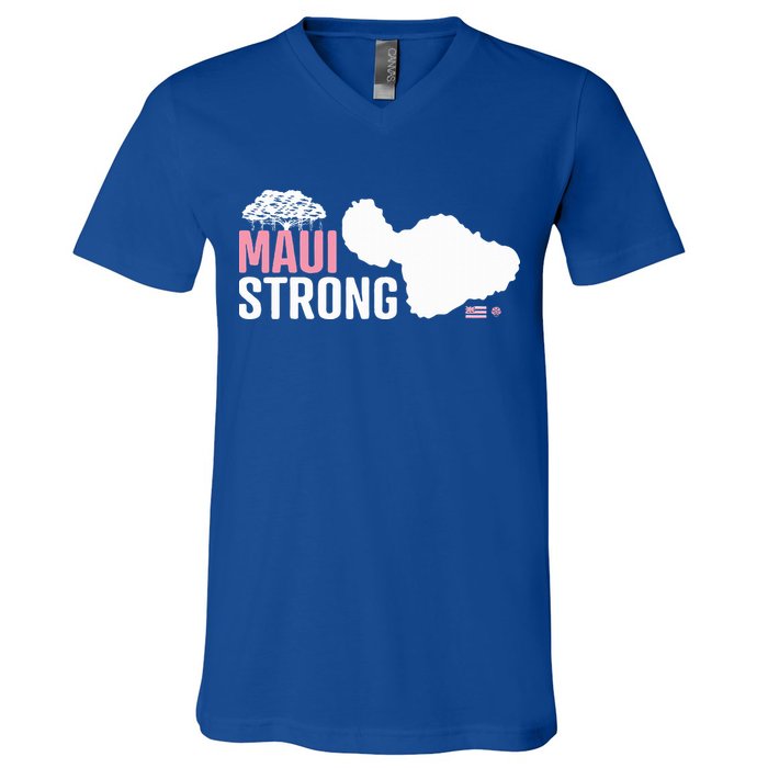 Pray For Maui Hawaii Strong V-Neck T-Shirt