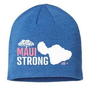 Pray For Maui Hawaii Strong Sustainable Beanie