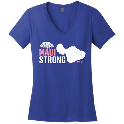 Pray For Maui Hawaii Strong Women's V-Neck T-Shirt