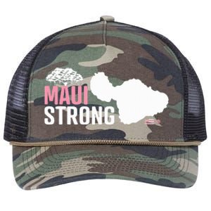 Pray For Maui Hawaii Strong Retro Rope Trucker Hat Cap