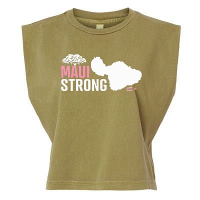 Pray For Maui Hawaii Strong Garment-Dyed Women's Muscle Tee