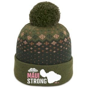 Pray For Maui Hawaii Strong The Baniff Cuffed Pom Beanie