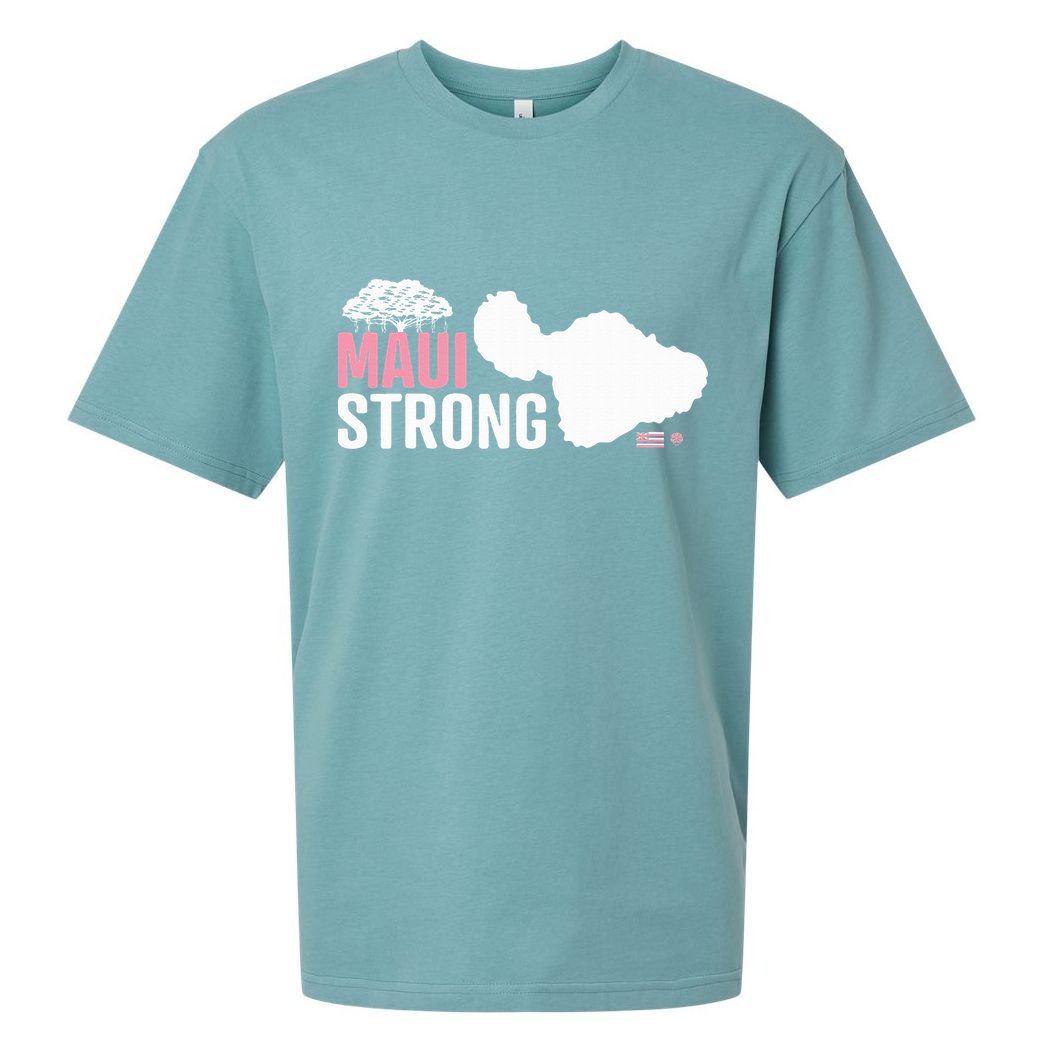 Pray For Maui Hawaii Strong Sueded Cloud Jersey T-Shirt