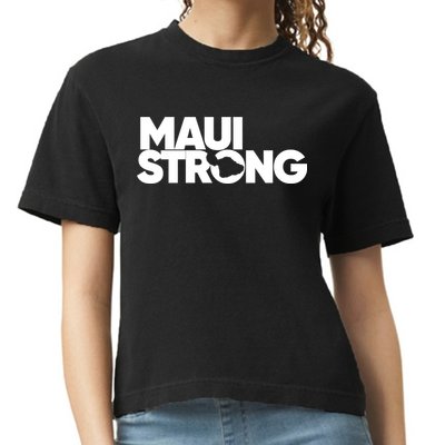 Pray For Maui Hawaii Strong Comfort Colors Boxy T-Shirt