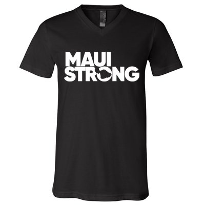 Pray For Maui Hawaii Strong V-Neck T-Shirt