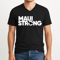 Pray For Maui Hawaii Strong V-Neck T-Shirt