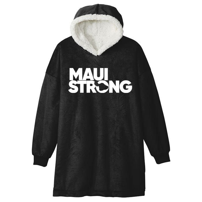 Pray For Maui Hawaii Strong Hooded Wearable Blanket