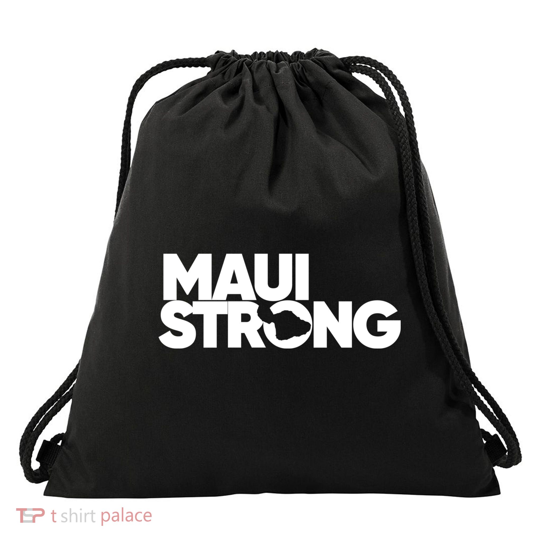 Pray For Maui Hawaii Strong Drawstring Bag
