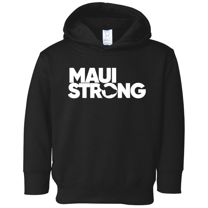 Pray For Maui Hawaii Strong Toddler Hoodie