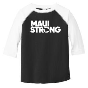 Pray For Maui Hawaii Strong Toddler Fine Jersey T-Shirt