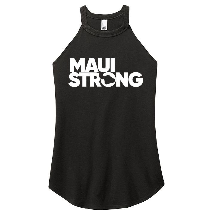 Pray For Maui Hawaii Strong Women's Perfect Tri Rocker Tank