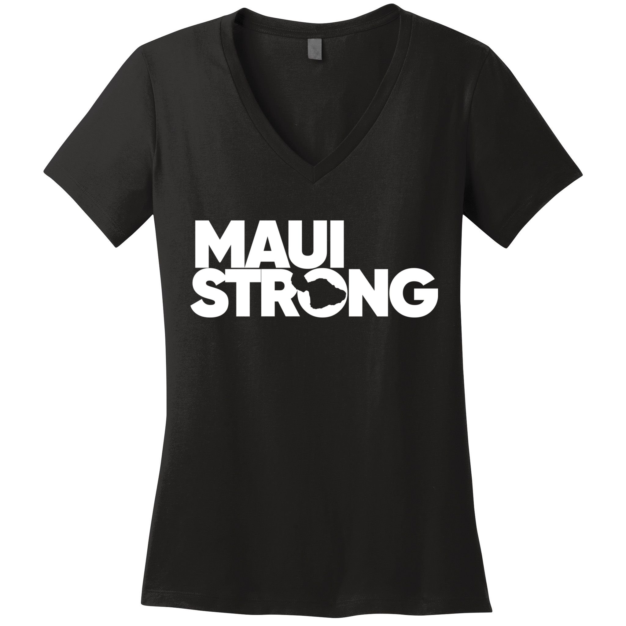 Pray For Maui Hawaii Strong Women's V-Neck T-Shirt