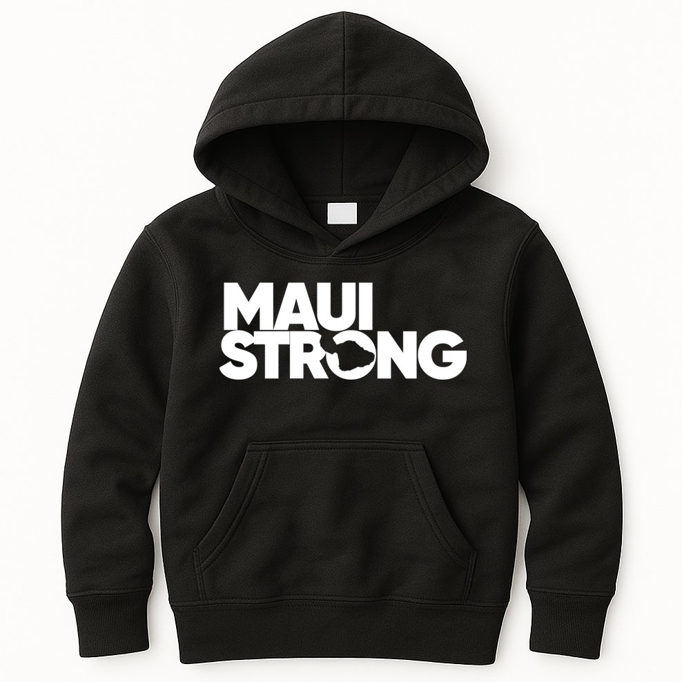 Pray For Maui Hawaii Strong Kids Hoodie