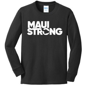 Pray For Maui Hawaii Strong Kids Long Sleeve Shirt