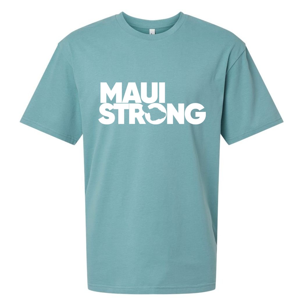 Pray For Maui Hawaii Strong Sueded Cloud Jersey T-Shirt