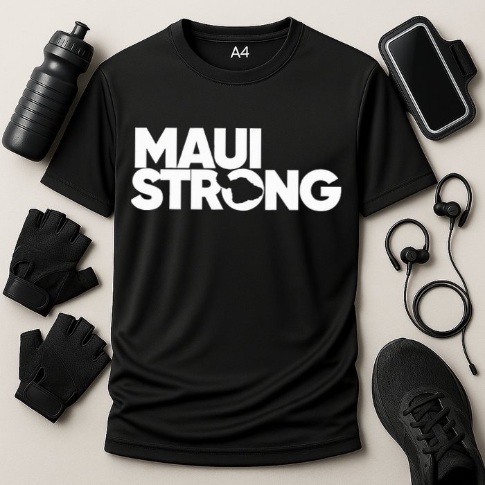 Pray For Maui Hawaii Strong Cooling Performance Crew T-Shirt
