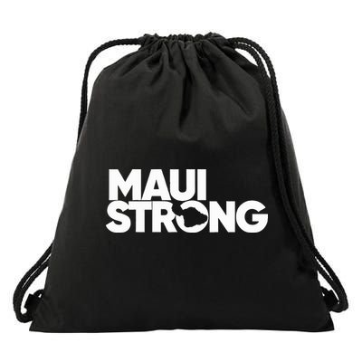 Pray For Maui Hawaii Strong Drawstring Bag