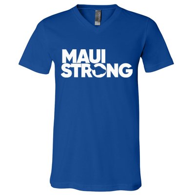 Pray For Maui Hawaii Strong V-Neck T-Shirt