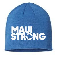 Pray For Maui Hawaii Strong Sustainable Beanie