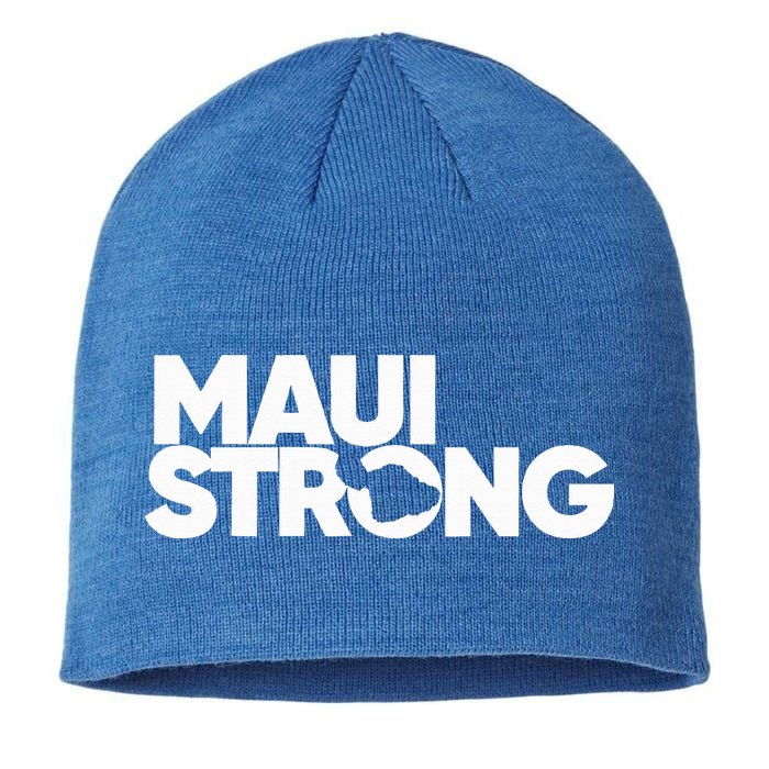 Pray For Maui Hawaii Strong Sustainable Beanie