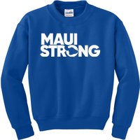 Pray For Maui Hawaii Strong Kids Sweatshirt