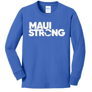 Pray For Maui Hawaii Strong Kids Long Sleeve Shirt